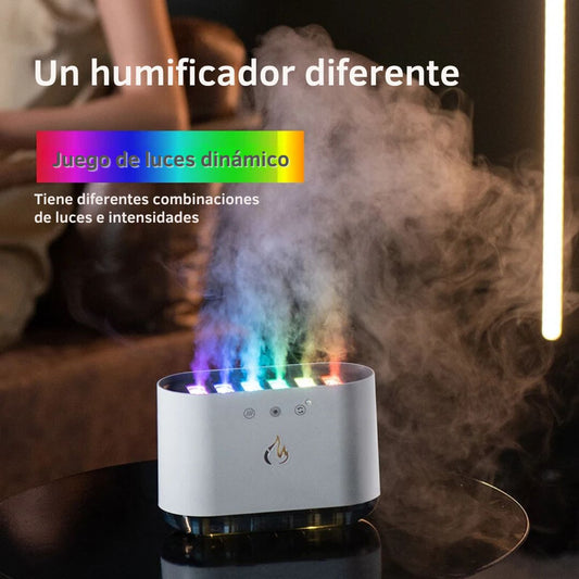 FlameMist™ - Humidificador con show de luz y aromaterapia