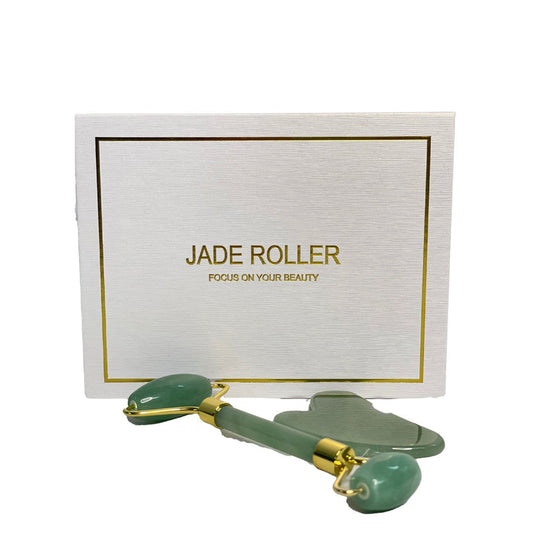 JADE ROLLER Y PIEDRA GUA SHA